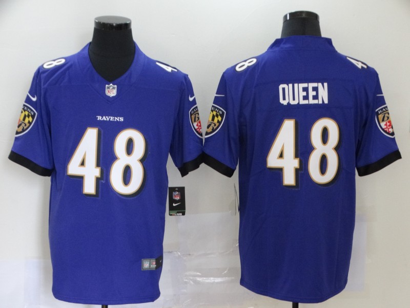 Men's Baltimore Ravens #48 Patrick Queen Purple NFL Vapor Untouchable Limited Jersey Men's Baltimore Ravens #48 Patrick Queen Purple NFL Vapor Untouchable Limited Jersey